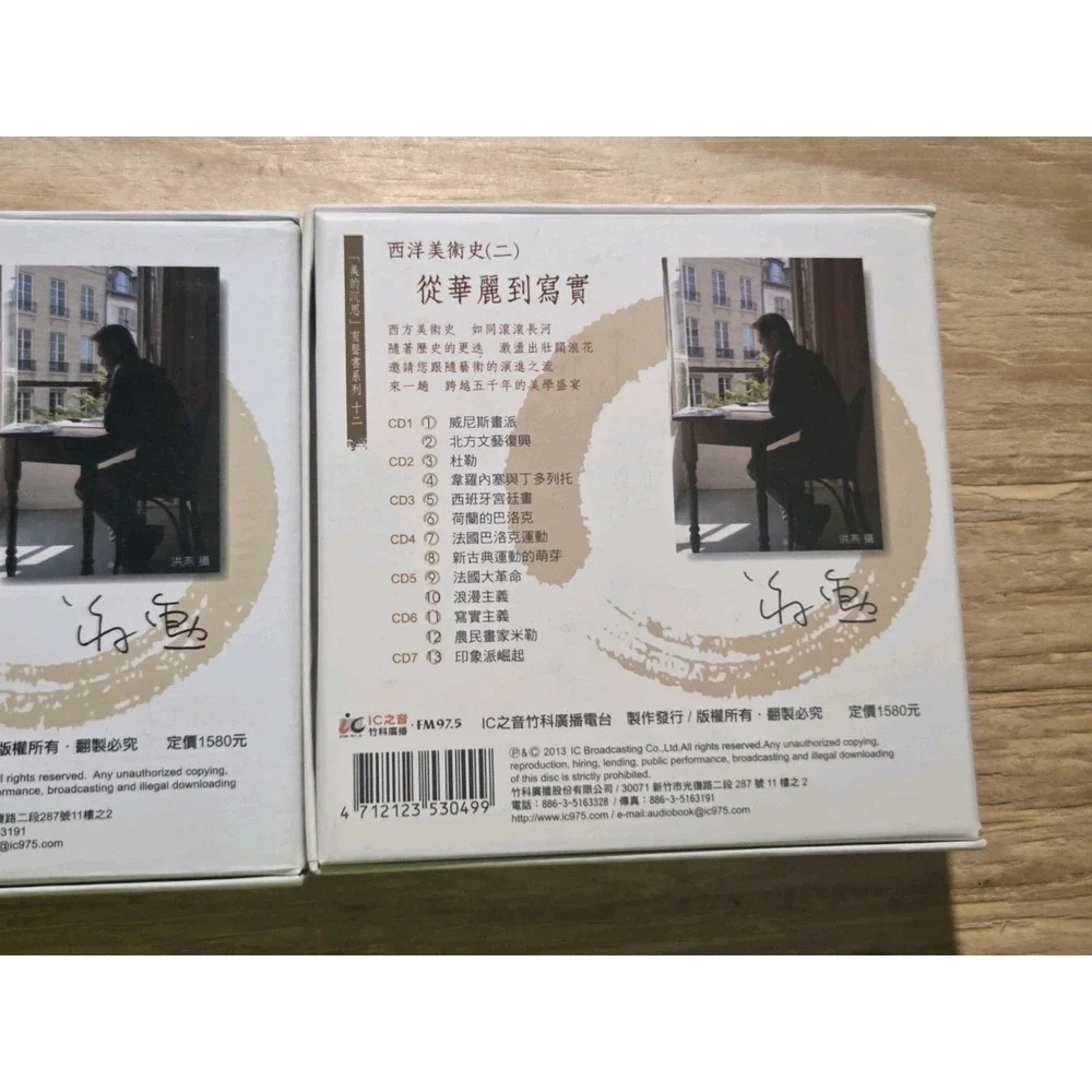 Chiang Hsun Western Art History Series Vol 1-3 Complete Box Set Taiwan Mandarin